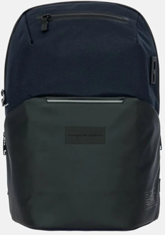 Porsche Design Urban Eco Backpack XS dark blue Blauw - H 40 x B 27 x D 14 cm