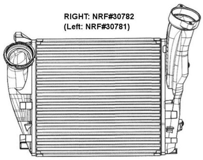 Porsche Intercooler, inlaatluchtkoeler 30782