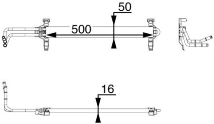 Porsche Oliekoeler, motorolie CLC81000P