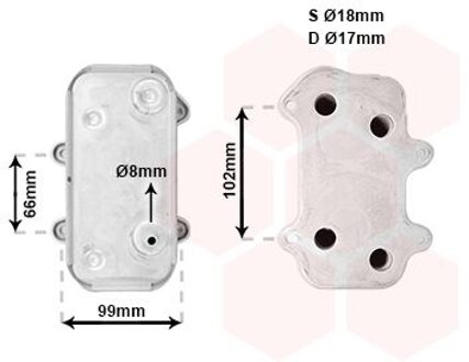 Porsche Oliekoeler Porsche 911/boxster 97-08 74003063