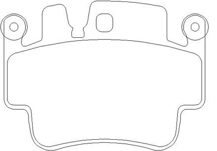 Porsche Remblokken set 2332902