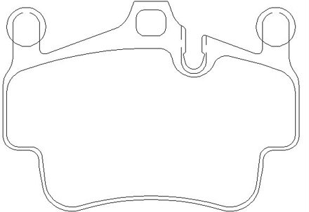 Porsche Remblokken set 2404901