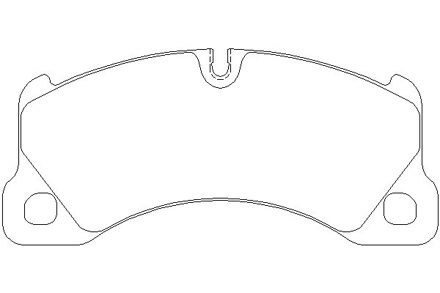 Porsche Remblokken set 2455301