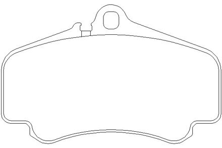 Porsche Remblokken set