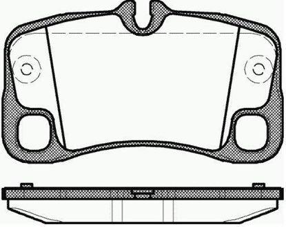 Porsche Remblokken set