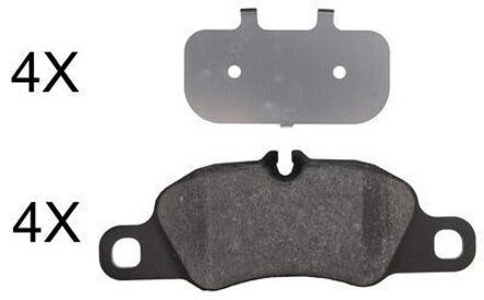 Porsche Remblokken set