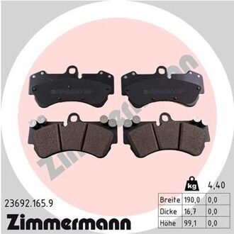 Porsche Remblokkenset 236921659