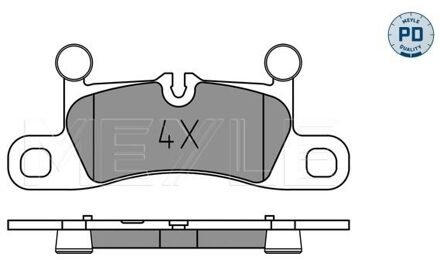 Porsche Remblokkenset, schijfrem 0252514316PD