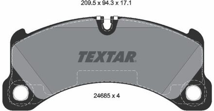 Porsche Remblokkenset, schijfrem 2468501