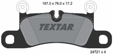 Porsche Remblokkenset, schijfrem 2472101