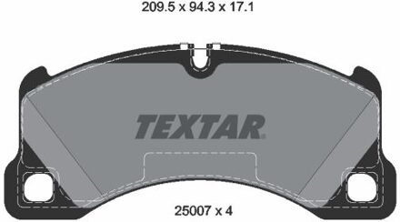 Porsche Remblokkenset, schijfrem 2500703