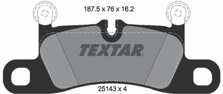 Porsche Remblokkenset, schijfrem 2514301