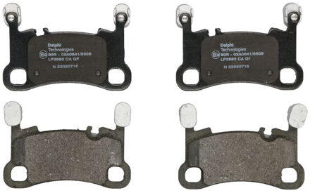 Porsche Remblokkenset, schijfrem LP3680