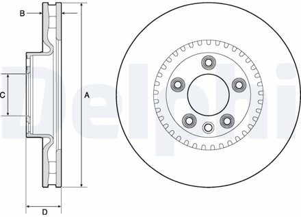Porsche Remschijf BG9168C