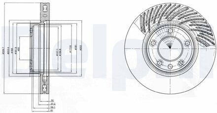 Porsche Remschijf BG9949