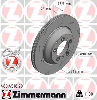 Porsche Remschijf COAT Z 460451820