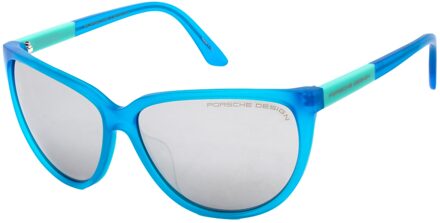 Porsche Vrouwen Zonnebril 60/15/135 mm Acetaat Blauw - One Size