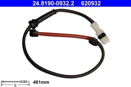 Porsche Waarschuwingscontact, remvoering-/blokslijtage 24819009322