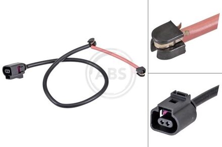 Porsche Waarschuwingscontact, remvoering-/blokslijtage 39811