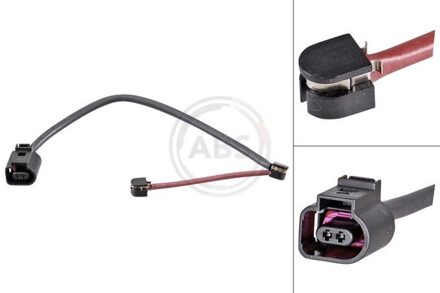 Porsche Waarschuwingscontact, remvoering-/blokslijtage 39969