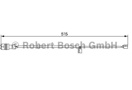Porsche Waarschuwingscontact, remvoering-/blokslijtage Voor AP239