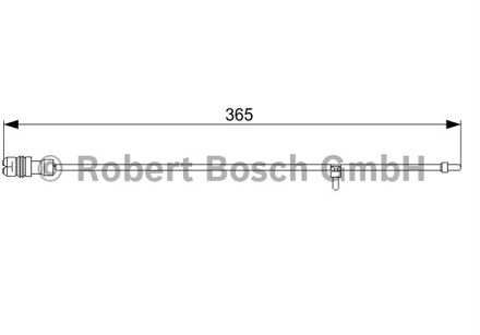 Porsche Waarschuwingscontact, remvoering-/blokslijtage Voor Links AP312