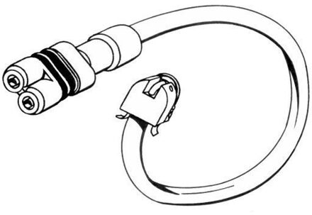 Porsche Waarschuwingscontact, remvoering-/blokslijtage