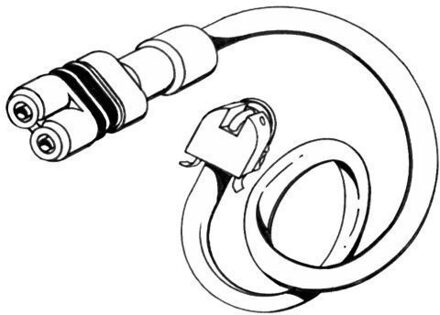 Porsche Waarschuwingscontact, remvoering-/blokslijtage