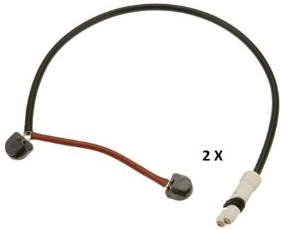 Porsche Waarschuwingscontact, remvoering-/blokslijtage