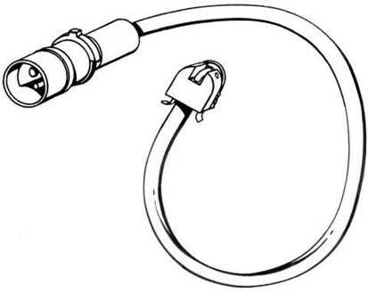 Porsche Waarschuwingscontact, remvoering-/blokslijtage