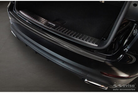 Porsche Zwart RVS Bumper beschermer passend voor Porsche Cayenne III 2017- AV245362