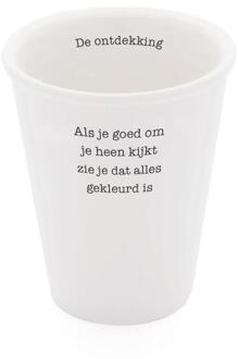 Porseleinen beker 'De ontdekking' set van 2 -  K. Schippers (ISBN: 9789059309456)