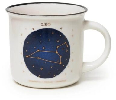 porseleinen mok sterrenbeeld - leeuw