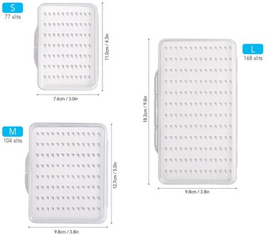 Portabale Fly Vissen Lokken Spinner Lepel Aas Schuim Doos Forel Vliegt Fishook Vis Haak Harde Abs Storage Case Container Bag