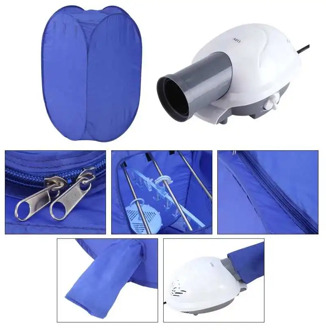 Portable 800W Electric Clothes Drying Machine Fast Dryer Folder Dryer Bag Home Heater Hanger Laundry Clothing Rack