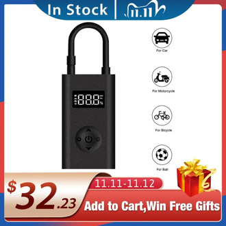 Portable Air Compressor Mini Tire Inflator Handheld Air Pump For Car Bicycles Tires Balls Swimming Rings With Flashlight LED