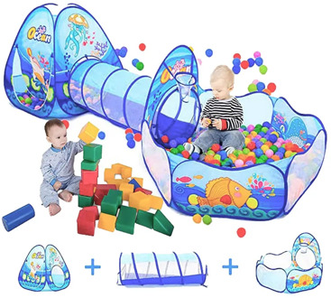 Portable Baby Playground Playpen for Children Large Kids Tent Ball Pool Bebe Balls Pit with Tunnel Baby Park Camping Dry Pool