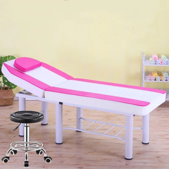 Portable beauty bed beauty salon special inspection physiotherapy bed home folding embroidery massage bed