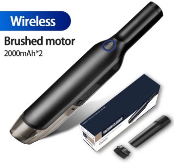 Portable Car Stofzuiger Krachtige Cycloon Zuig Draadloze Oplaadbare Handheld Stofzuiger Voor Auto Computer Huis Schoon
