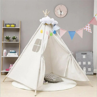 Portable Children Playhouse Sleeping Dome Indian Teepee Tent Play House Gift