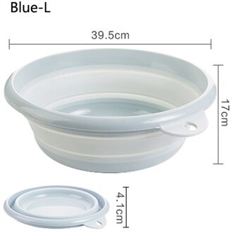 Portable Collapsible Bucket Folding Laundry Tub Tourism Outdoor Fishing Camping Car Wash Basin Cleaning Tools Kitchen Items B-L