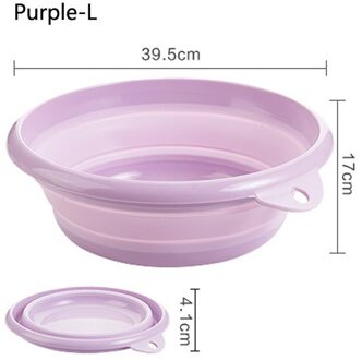 Portable Collapsible Bucket Folding Laundry Tub Tourism Outdoor Fishing Camping Car Wash Basin Cleaning Tools Kitchen Items PU-L