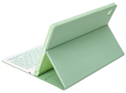 Portable Detachable Tablet Protective Case with BT Keyboard Pen Slot Compatible with Samsung Tab S6 Lite 2022/P613/P619 Green