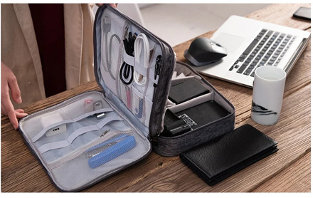 Portable Digital Bag Outdoor Activities Travel Tactical Bags SD Card Charger Data Cable Bag Organizer Package Accessories