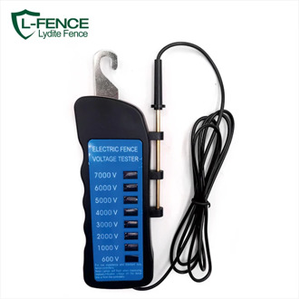 Portable Electric fence Voltage tester for Garden fencing with Eight-light 7000volts