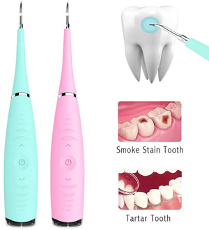 Portable Electric Sonic Dental Scaler Tooth Calculus Remover Tooth Stains Tartar Tool Dentist Whiten Teeth Health Hygiene white