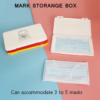 Portable Face Masks Organizer Dustproof and Moisture-Proof Cover Holder Mask Storage Seal Box Household Accessories
