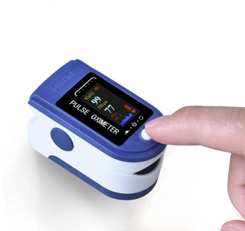 Portable Finger Tip Pulse Oximeter OLED Display Heart Rate Monitor Blood Oxygen Saturation Monitor with Lanyard