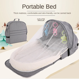 Portable Foldable Baby Bed Travel Babies' Bed Mosquito Net With Breathable Infant Sleeping Basket Mobile Crib Baby