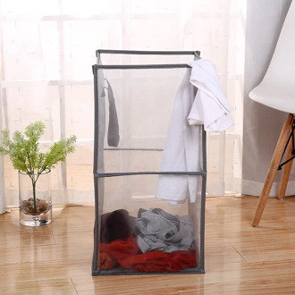 Portable Folding Bathroom Hamper Household Dirty Clothes Storage Basket Bucket Collapsible Laundry Basket
